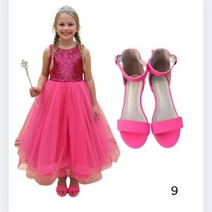 Dufannie Girls Sandals Princess heels S/13